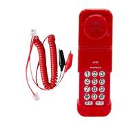 Telefono da tavolo con coperture telescopiche per rete fissa con cavo per la linea di comunicazione controllando con cavo per la linea di comunicazione che controlla il telefono fisso