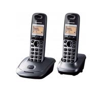 Telefono DECT Panasonic KX-TG2512 Wireless Grigio 2 Terminali