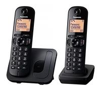 Telefono DECT Panasonic KX-TGC212 Wireless Nero 2 Auricolari