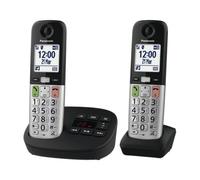Telefono DECT Panasonic KX-TGU432EXB Duo Vivavoce Tasti Grandi Display 2.1"