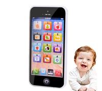 Telefono di apprendimento per bambini | Telefono musicale giocattolo Y-Phone,Riproduci il telefono con e tocco musicale, impara a studiare inglese, fai finta di caricare il telefono cellulare con la r