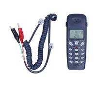 Telefono di prova per linea fissa con tempo di spegnimento del flash regolabile, controllo telecomunicazioni con display LCD a 16 bit,