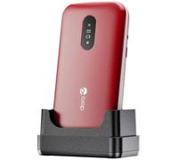 DORO - Doro 2820 - Cellulare Per Anziani - Cellulare a Conchiglia 4G sbloccato - Tasti Grandi a Risposta Vocale - Fotocamera - Bluetooth - Tasto Di Assistenza - Base Per Ricarica Inclusa