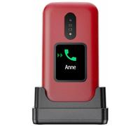 Telefono Doro 2880 Clamshell 4G Bluetooth Dual Color Rosso Bianco