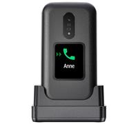 Telefono Doro 2880 con conchiglia, 4G, Bluetooth, Dual Display, 1000 mAh, Black/White