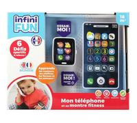 Telefono e orologio - KD - Il mio telefono e il suo orologio fitness - Imitazione realistica per i più piccoli