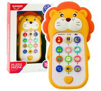 Telefono educativo interattivo per bambini - leoncino, giallo