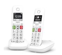 Gigaset E290 Duo Telefono analogico/DECT Identificatore di chiamata Bianco