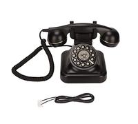 Telefono fisio fisso di Gearwell, telefono con filo retrò, telefono fisso a disco vintage per l'arredamento 'ufficio per la casa