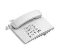 Telefono fisso amichevole per anziani Telefono di base con capacità di ricomposizione Ufficio domestico Scrivania Essenziale Telefono da parete Chiaro Voce fissa