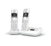 Telefono fisso AS690 A Duo bianco - GIGASET - wireless - risponditore 20 min ...