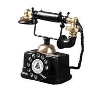 Telefono fisso - chiamante vintage | antico | con redazione cavo di funzione Old per Home Hotel | Volume della suoneria regolabile composizione a pulsante e f