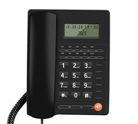 Telefono fisso con cavo con facile installazione e identificazione chiamante