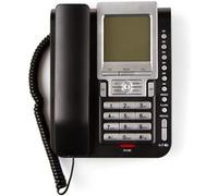 TELEFONO FISSO CON CAVO Q-DH388 DISPLAY LCD A 12 CIFRE SCRIVANIA UFFICIO CASA