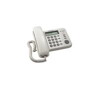 Telefono Fisso con Filo Display LCD E 50 Memorie Bianco Panasonic KXTS560EX1B