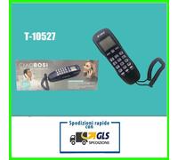 TELEFONO FISSO CON TASTI GRANDI CON DISPLAY LCD PER ANZIANI CASA UFFICIO ALBERGO