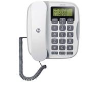 Telefono fisso con Vivavoce e Tasti grandi Motorola CT510, Bianco
