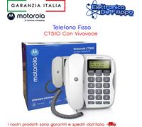 Telefono Fisso CT510 Con Vivavoce