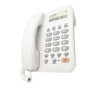 Telefono fisso dell'ufficio di affari con l'esposizione del chiamante per il telefono con filo della stanza di ospite dell'hotel