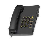Telefono fisso di base con filo per gli utenti anziani Pulsanti facili da leggere e chiamata stabile