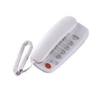 Telefono fisso domestico con cavo da scrivania e da parete con ricomposizione della pausa