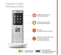 Gigaset - Telefono Fisso Gigaset Cl 660 Duo Bianco - SPEDIZIONE GRATUITA