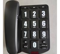 Telefono fisso pensato per gli anziani, compatibile con apparecchi acustici e con volume della suoneria migliorato. JY