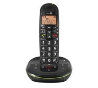 Telefono fisso senior DECT Doro PhoneEasy 105wr con segreteria telefonica nero