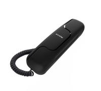 TELEFONO FISSO T06 NERO ULTRA COMPATTO IDEALE PER SPAZI LIMITATI INSTALLABILE