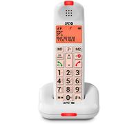 Telefono fisso wireless SPC Comfort Kairo per anziani compatibile con apparecchi acustici Bianco
