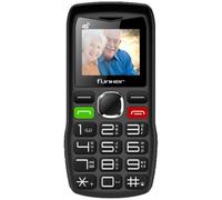 Telefono Funker C140 Classic 4G Dual SIM Tasti Grandi Schermo 1,8" SOS FM Nero