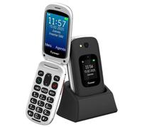 Funker E350 MAX Audio3 Plus 4G, telefono cellulare con coperchio facile da usare, tasti schermo grandi, audio Pro compatibile con apparecchi acustici, volume forte amplificatore, configurazione