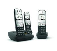 Telefono Gigaset A690A Terminale Wireless DECT con Segreteria e Vivavoce Nero