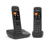 Telefono Gigaset C575A Duo Nero con segreteria e rubrica 200 contatti