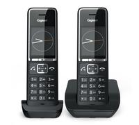 Telefono Gigaset Comfort 550 Duo Doppio Cordless DECT Vivavoce Schermo 2.2" Nero