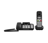 Telefono Gigaset DL780 Plus DECT Analogico Wireless Vivavoce Nero