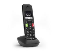 Telefono Gigaset E290HX DECT/Analogo Senza Fili 150 Voci Identificatore Nero