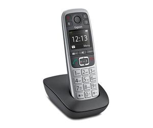 Telefono Gigaset E560 DECT Wireless 150 Contatti Nero Argento