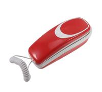 Telefono Giocattolo da Tavolo, Versione Rossa in Plastica | Gioco di Finzione, Chiamate Simulate, Design Multifunzione per Attività Genitore-figlio