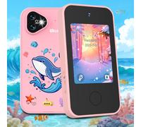 Telefono Giocattolo Intelligente con Touchscreen .8 Pollici, Come Regalo di Natale o Compleanno per Bambini. Questo Mobile Educativo Giochi , Musica e Riconoscimento delle Parole ABC