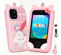 Telefono Giocattolo per Bambine con Touch 2.8", Doppia Fotocamera, 32GB, Giochi Educativi e Musica - Cellulare Giocattolo per Ragazze 3-12 Anni - Idea Regalo per Compleanno o Natale