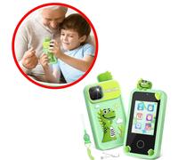 Telefono giocattolo per bambini 3-8 anni touchscreen 32 GB giochi musicali