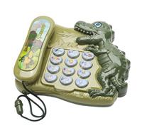 Telefono giocattolo - Telefono da gioco per simulazione di dinosauri cartoni animati, Giocattoli per l'apprendimento automatico della storia, Simulazione per l'educazione precoce, Engagea Giocattolo I