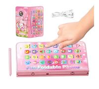 Telefono giocattolo, Telefono pieghevole di imitazione, Giocattolo di risveglio, per ragazzi, ragazze, tutti-piccoli, casa, appartamento, sala giochi, cameretta dei bambini, asilo, asilo , giochi