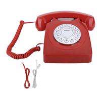 Telefono in bronzo antico, pratico e dal design vintage, con funzione di memorizzazione del numero, suono nitido, ideale come regalo per i vostri