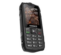 Telefono indistruttibile a tasti Batteria 3000mAh Impermeabile IP68 SOS Martello Nero