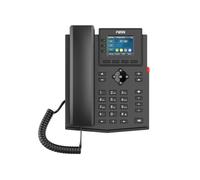 Telefono IP Fanvil X303P Nero 4 linee schermo LCD 2.4 pollici