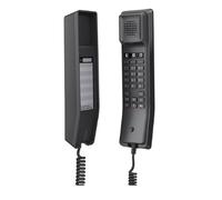 Grandstream Telefono compatto per hotel GHP611 con Wi-Fi integrato, nero