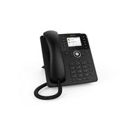 Snom D735 telefono IP Nero Cornetta con filo e senza fili TFT