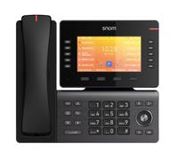 Telefono IP Snom D892M Nero TFT Wi-Fi Telefono IP premium con cornetta DECT integrata, Wi-Fi, Bluetooth e ampio display a colori, progettato per
